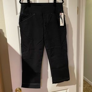Jag Jeans Pull-on Black Marion Crop sz 14